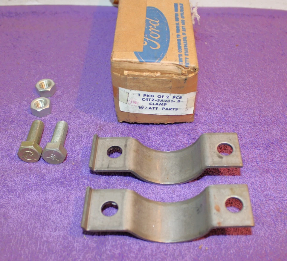 Camión Ford F100 F250 F350 1964-1969 E100 E300 NOS 2" abrazadera de tubo silenciador escape Foto 3 de 3