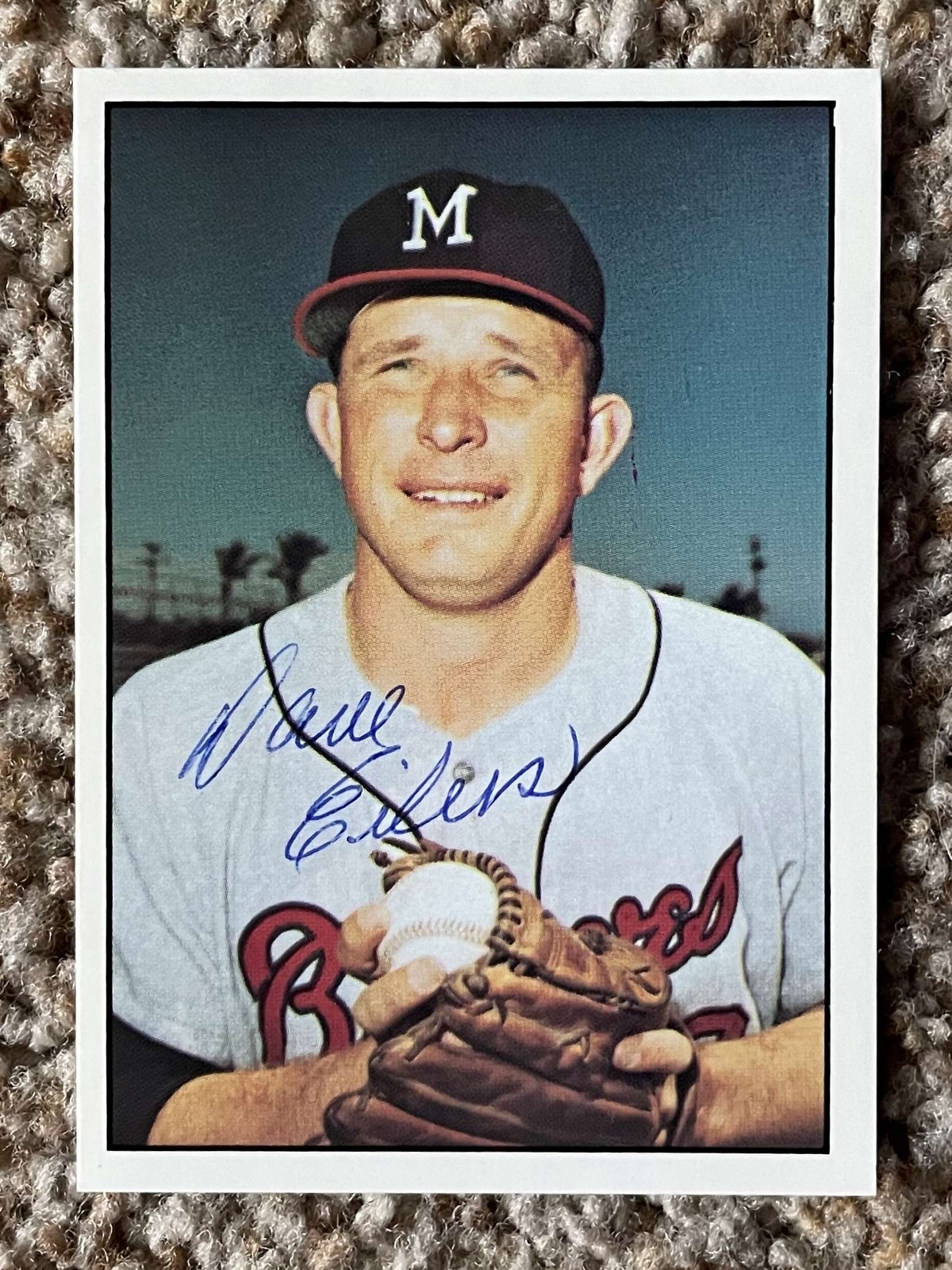 Dave Eilers signed TCMA - Braves