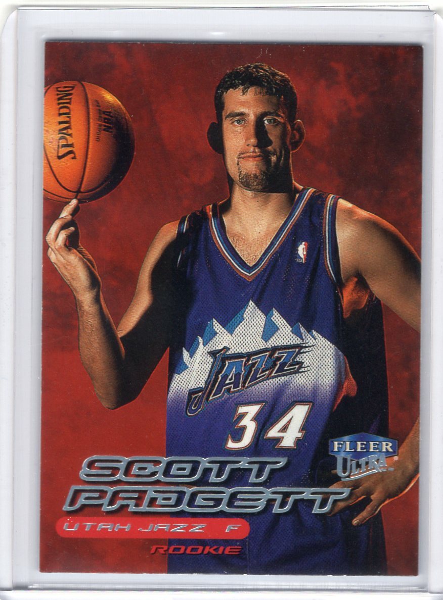 SCOTT PADGETT 1999-00 Fleer Ultra SHORTPRINTED ROOKIE CARD #138 - JAZZ