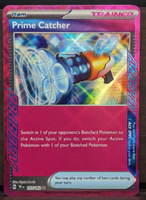Prime Catcher 157/162 - Temporal Forces - Ace Spec Holo Trainer