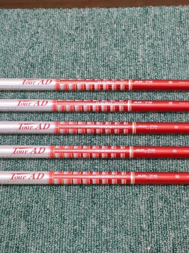 Set De 6 Shafts Graphite Design TOUR AD75 – Fers, Stiff, Tip 0.355, Graphite, Japon