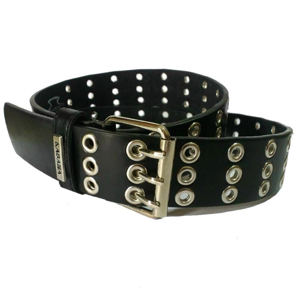 MARKENLOS Cinturón de moda Fashion Design cinturón pantalones vaqueros cinturón de cadera cinturón agujero negro moda