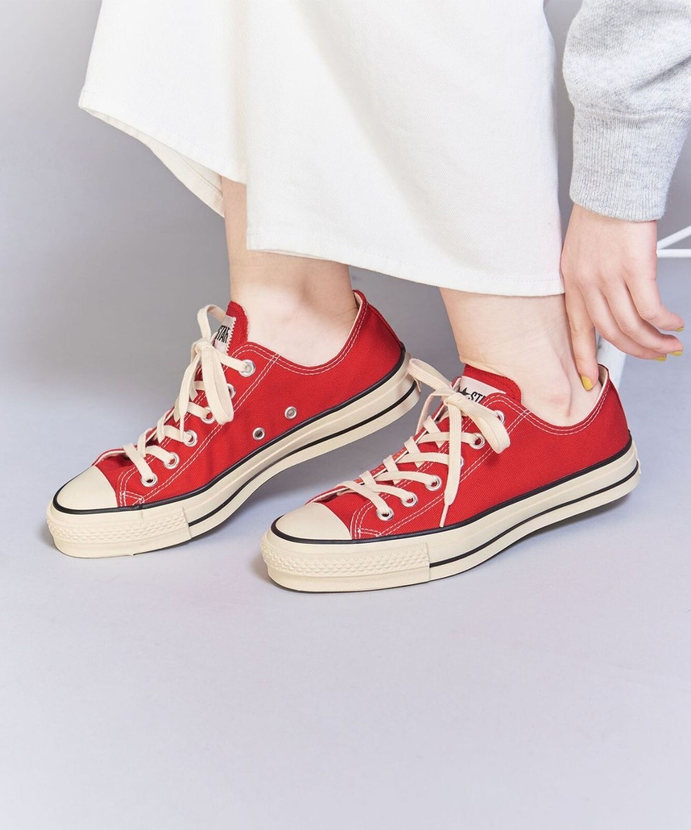 Converse Canvas All Star J OX Lo Red Made in Japan Unisex