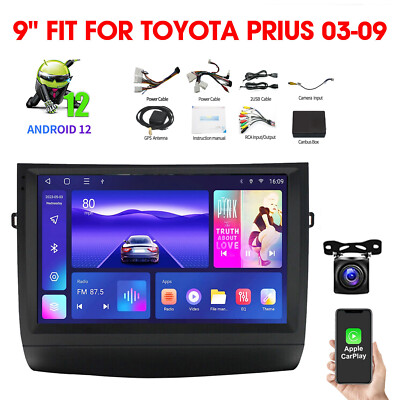 For 2003-2009 Toyota Prius Apple Carplay Car Radio Android GPS Navi Player 2+32G