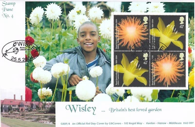 RHS Royal Horticultural GB GBFDC GB89/4 FDC Wisley Road 2004 No. 18/33 (105625) - Imagen 1 de 3