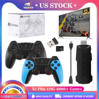 X2 PRO 256G 58000+ Games 4K Game Stick 3D HD Retro Video Game Console Wireless