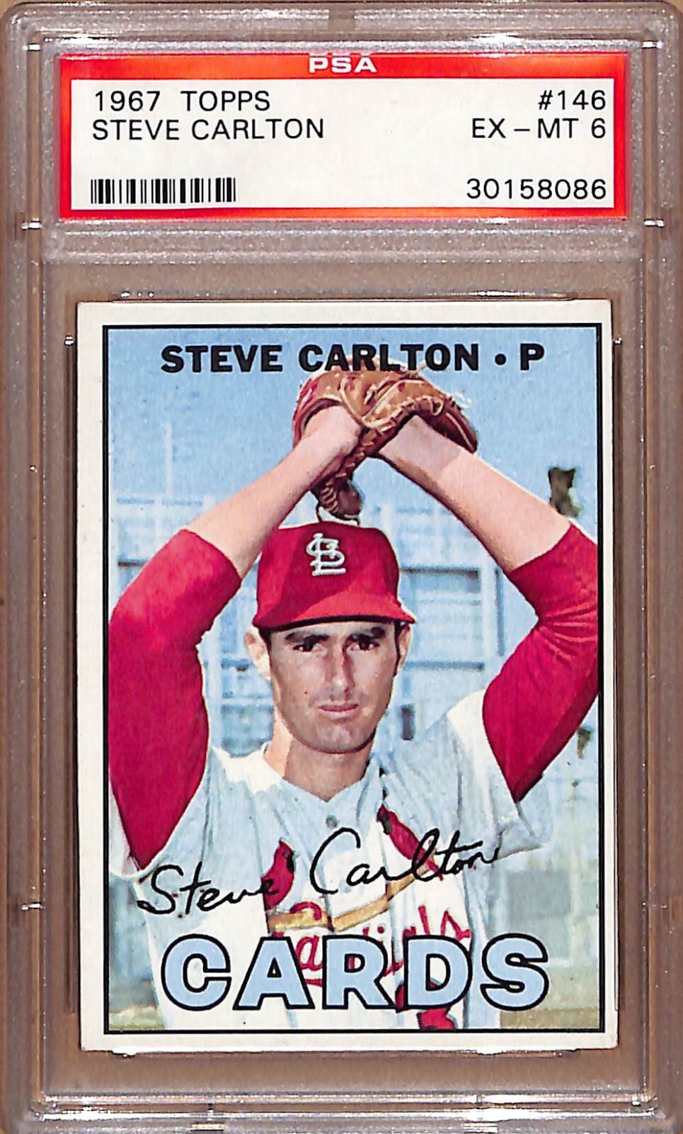 1967 Topps - Steve Carlton #146 - PSA 6