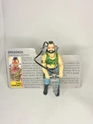 GI JOE vintage 1985 RIPPER  w Grey Gray File Card fc Dreadnok