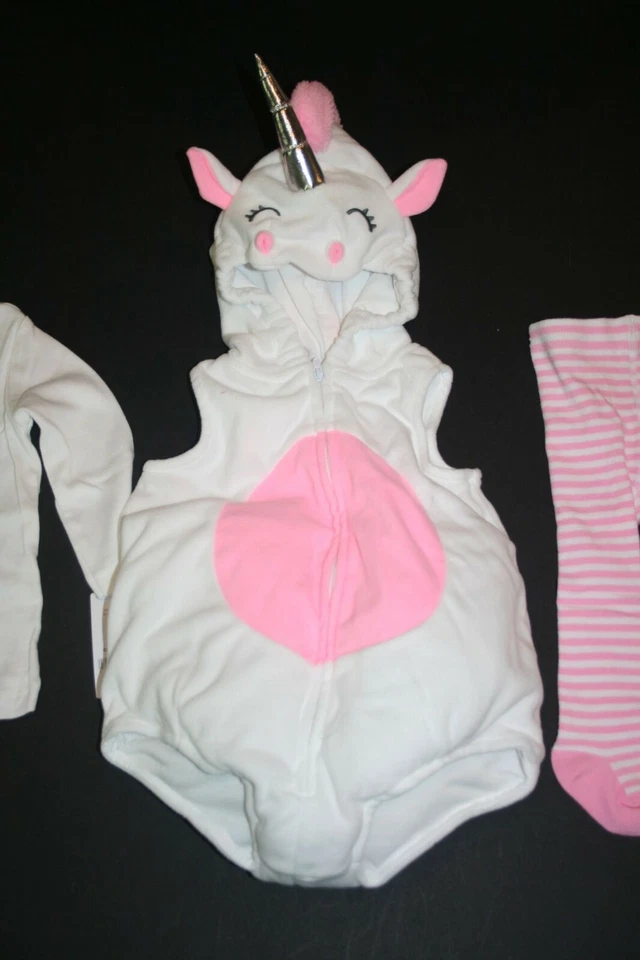 New Carter's Halloween Girls Unicorn Plush Costume NWT  6-9m 6m 9m month Baby - Image 3 of 4