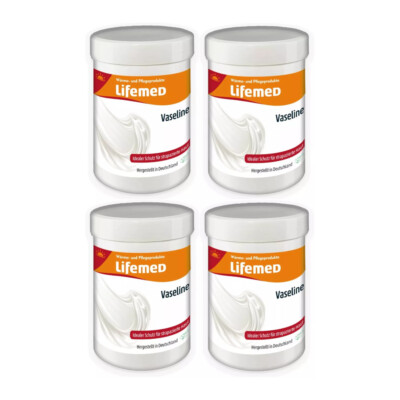 Vaseline 4 x 125 ml, PZN 19382464, ideal bei sprapazierter Haut | Lifemed