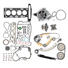 Timing Chain Gasket kit + Water Pump + Thermostat For Chevrolet HHR 2.2L