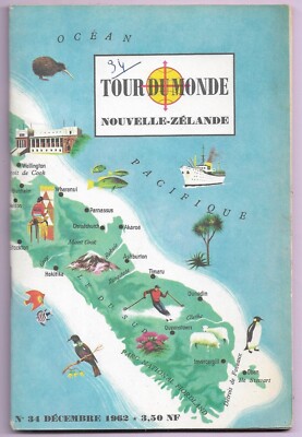 Tallandier et Doubleday - Tour du Monde #34 Nouvelle-Zélande - Décembre 1962