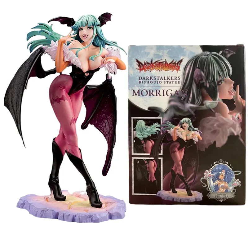 Sexy Figura Estatua Anime Vampire Darkstalkers Bishoujo Morrigan Aensland 8.2 pulgadas