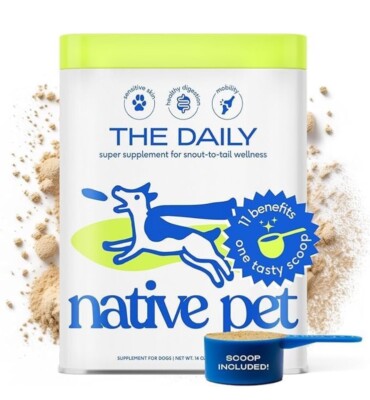 Native Pet The Daily Dog Supplement Super Multi Vitamin Topper 11 in 1 Benefits
