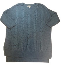 Sonoma Goods For Life Women's Sweater Size Medium Green / Teal Color