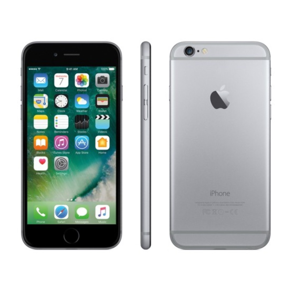 スマートフォン本体 Apple - iPhone 6 Silver 16 GB au Apple iPhone 6 Unlocked 16/64/128GB - Silver, Gold, Space Gray