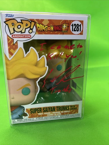 Funko Pop! Vinyl: Dragon Ball - Super Saiyan Trunks W/Sword #1281 Auto Eric Vale