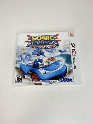 Sonic & All-Stars Racing Transformed Bonus Edition (Nintendo 3DS) NO MANUAL