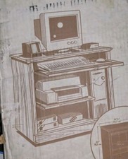 Vintage 1998 Sauder Computer Cart New In Box ...
