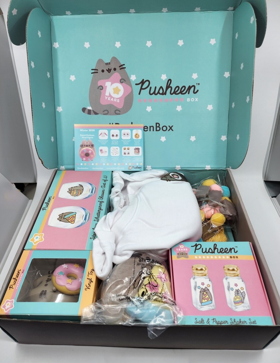 Pusheen Subscription Box 2020 Winter 10 Year Anniversary Size M