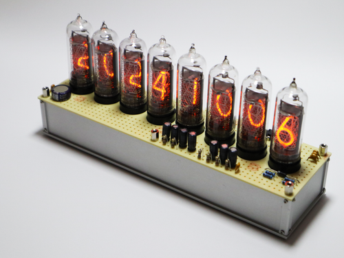 Stein's Gate Divergence Meter using REAL NIXIE TUBE with clock function limited - 第 1/10 張圖片