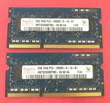   Hynix 4GB  2 x 2GB  1Rx8 PC3-10600S-9-10-B1 Memory RAM HMT325S6BFR8C-H9