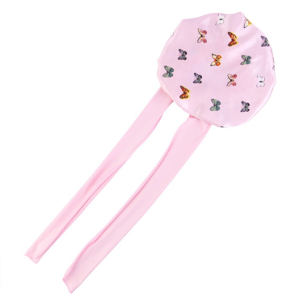 Large Satin Wide Band Sleep Caps Head Wrap Hair Hat Folk