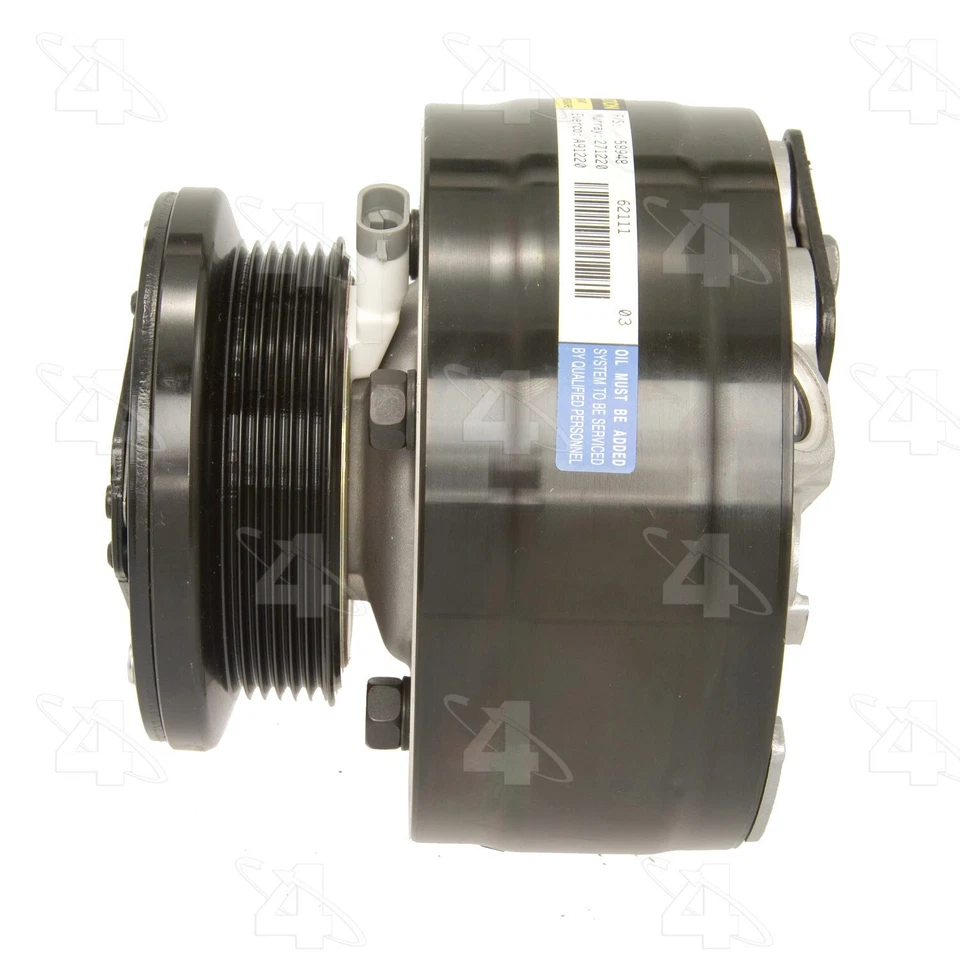 Para 1993-1995 Chevrolet K1500 Suburban A/C Compressor 4 Estações 660EA83 1994 - Imagem 3 de 4