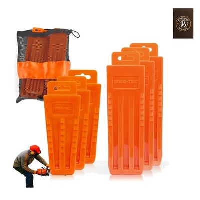 6 Pack Tree Felling Wedges, Chainsaw Wedges, 5.5''+8'' Tree Cutting Equipment, ...