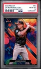 2025 TOPPS FINEST OIL SPILL REFRACTOR #67 JACKSON HOLLIDAY PSA 10