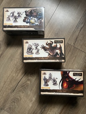 World Of Deuslair Kickstarter Core Set 1-3, Dungeons & Lasers, D&D, Sealed