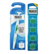 Reach Listerine Ultraclean Access Flosser Refill Heads Mint Flavor ...
