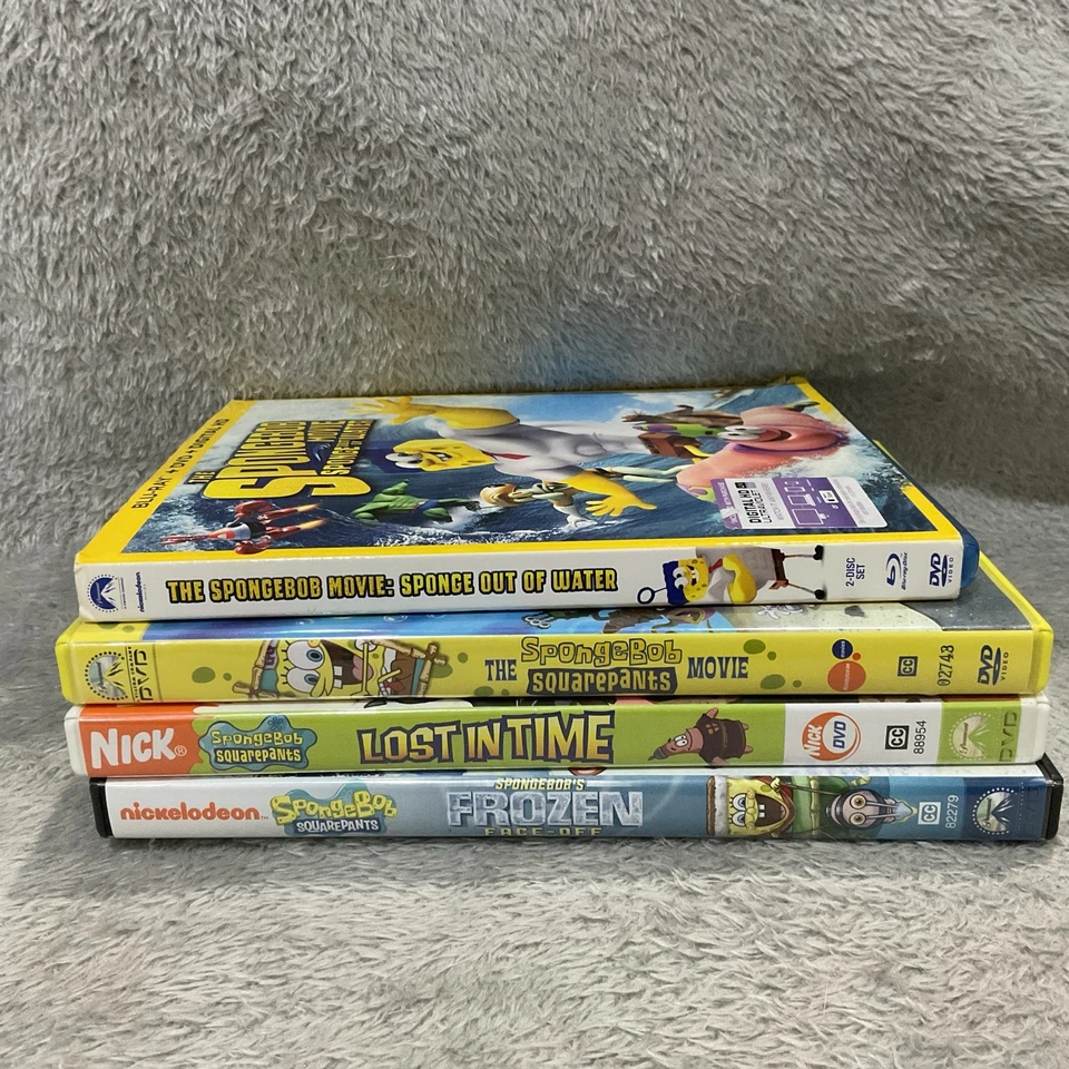 Red Alvarez’s Classic SpongeBob Squarepants DVDs movies bundle nickelodeon - Image 2 of 4
