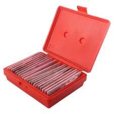 Image of Industrial Quality Steel Parallel Set 20 Pairs 132 Thickness 0 0001 Tolerance