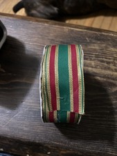Vintage Roll Of Ribbon Made In The USA 100% Polyester C M Offray & Sons
