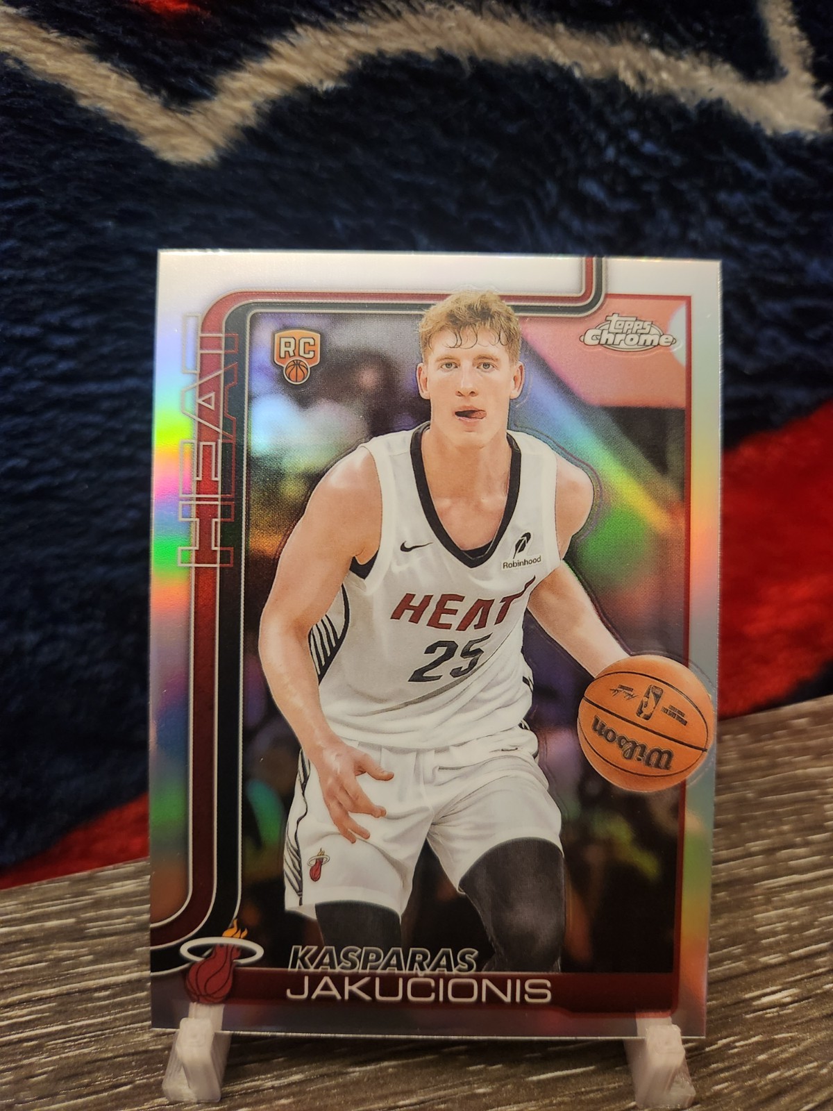 2025-26 Topps Chrome- Kasparas Jakucionis #270 Silver Refractor