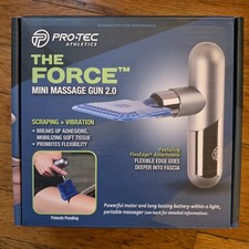 Mini Massage Gun Percussion Muscle Massager Handheld Deep Tissue Recovery 4 Head