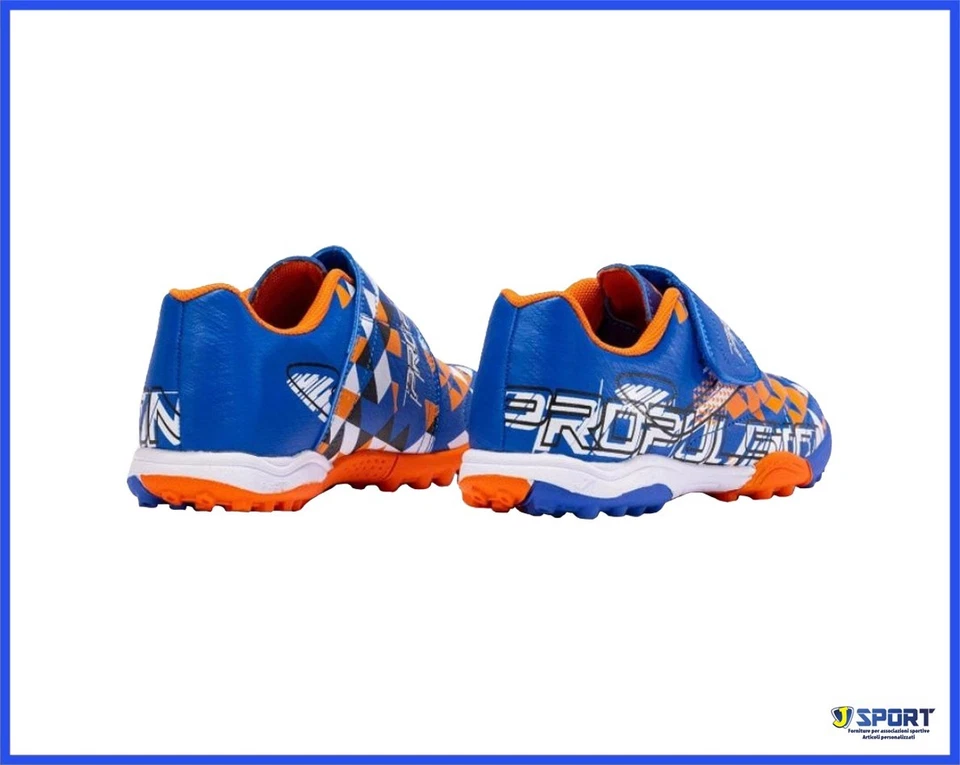 Scarpe da Calcetto JOMA Bambino Scarpette Scarpini con A Strappo 25 29 30 32 35 - Immagine 3 di 4