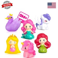 Baby Bath Toys - No Hole Bath Toys for Kids, Bath Tub Shower Toys for Newborn...