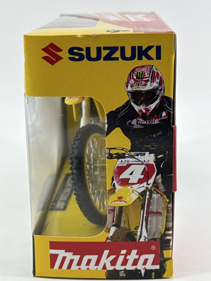 New-Ray 1:12 Makita Suzuki RM-Z450 RC4 Die-Cast Dirt Bike - Image 3 of 4