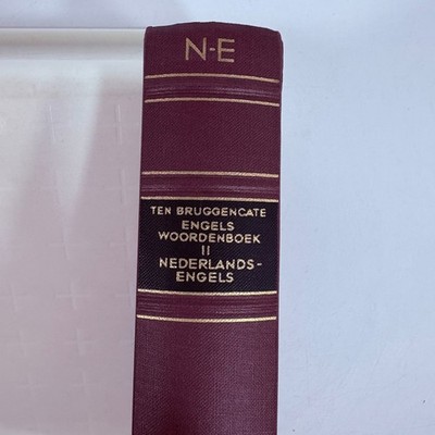 Engels Woordenboek Nederlands-Engels Ten Bruggencate 1963 Edition Wolters