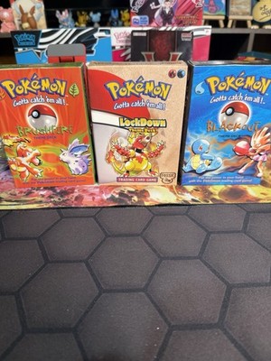 Blackout, Lockdown And Brushfire Pokemon Theme Deck Boxes Empty