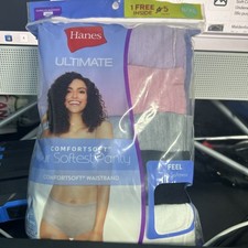 Hanes Ultimate 5-pack Bikini Panties Size 8XL comfortsoft the softest panty