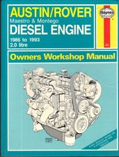 AUSTIN,ROVER MAESTRO,MONTEGO,LDV,PERKINS PRIMA,2.0 DIESEL ENGINE HAYNES MANUAL