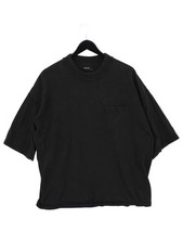 Represent Men's T-Shirt L Black 100% Cotton Basic