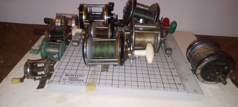 Vintage Fishing Reels Lot Of 10