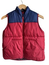 Old Navy Youth Small Puffer Vest Red Blue