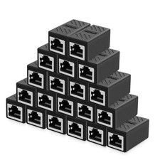 RJ45 Coupler, Ethernet Connectors, Shielded in-Line Coupler for Cat7/Cat6/Cat...