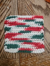 Handmade Crochet Dishcloth 100% Cotton