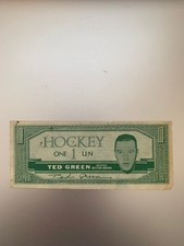 1962 Topps Hockey Bucks Ted Green card